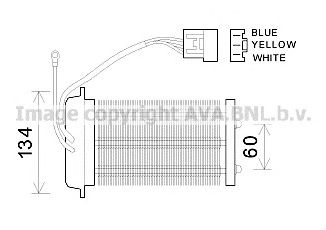 AVA QUALITY COOLING hy6234 -  Теплообменник, отопление салона